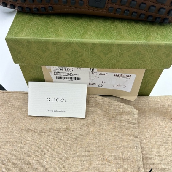 Men’s Gucci, AYRTON interlocking G driver Loafers size 9.5 made in Italy main image 7